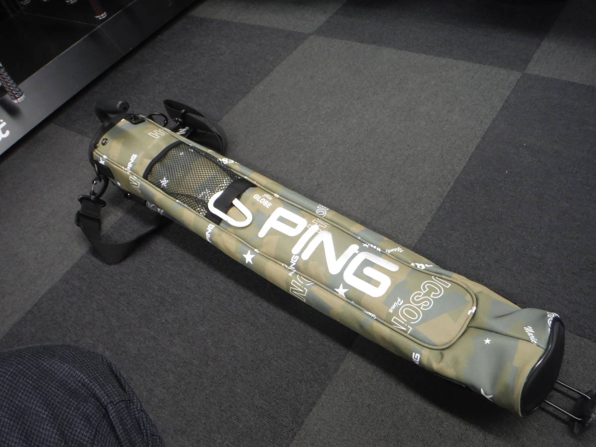 新品★税込 ピン PING アリゾナ カモフラージュ スタンド クラブケース GB‐A2307 36848‐04 カーキ