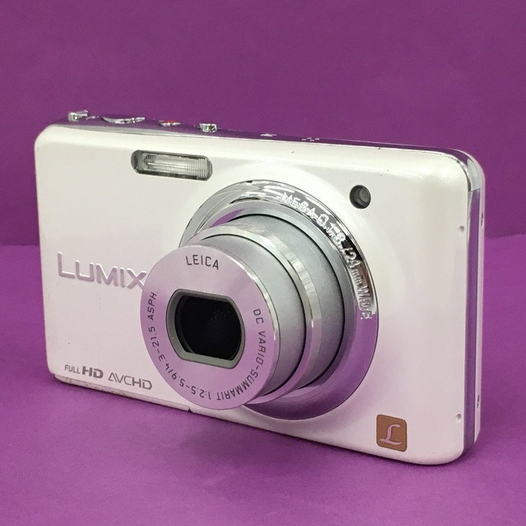 パナソニック Panasonic LUMIX DMC-FX77 スエードブルー コンデジ