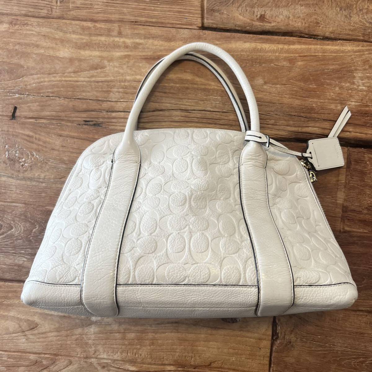 COACH バッグ　ホワイト