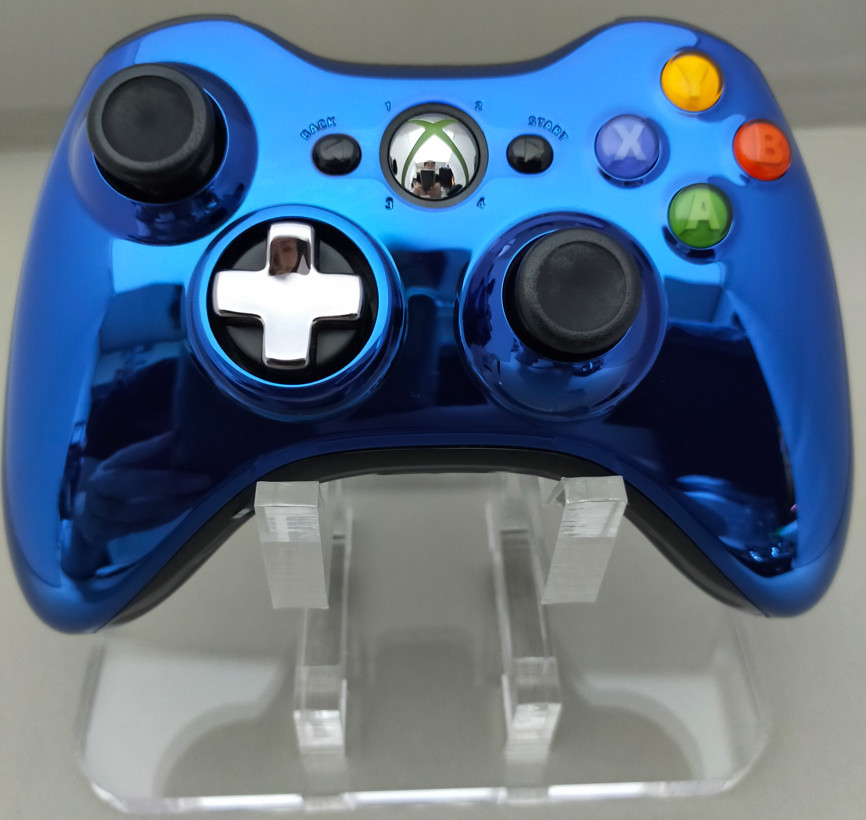 【送料無料】xbox360 コントローラー SEシリーズ 後期型 クロムブルー