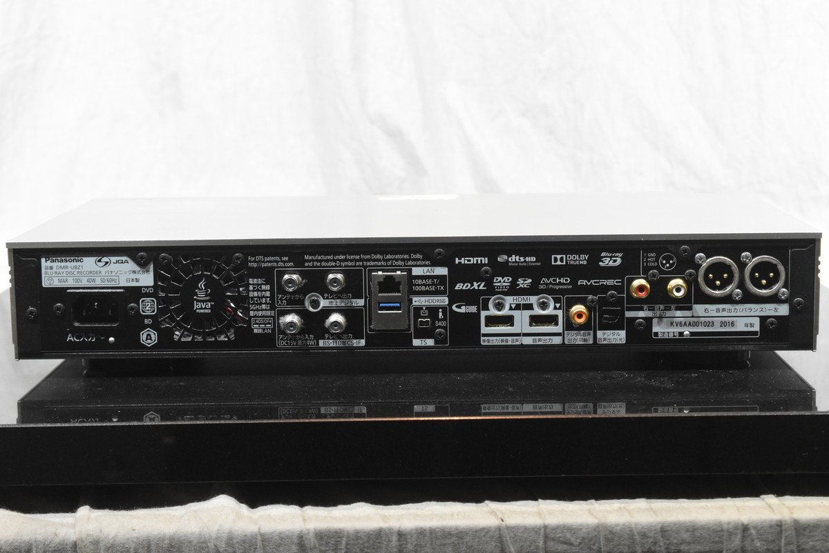 Panasonic ブルーレイレコーダー DMR-BRZ1020 Panasonic/パナソニック ブルーレイレコーダー DMR-UBZ1 Panasonic