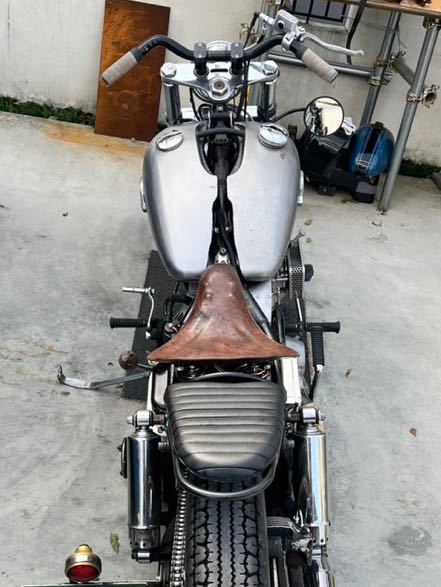 3.5ガロン ファットボブガスタンク分割タンク