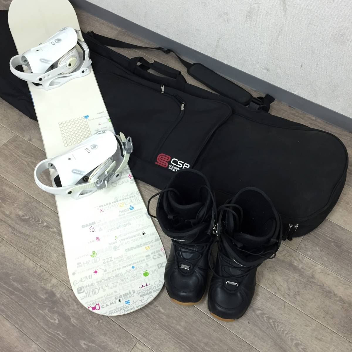 HEAD snowboards spring スノーボード 146㎝ セット スノーボードブーツ ソフトケース 菊-