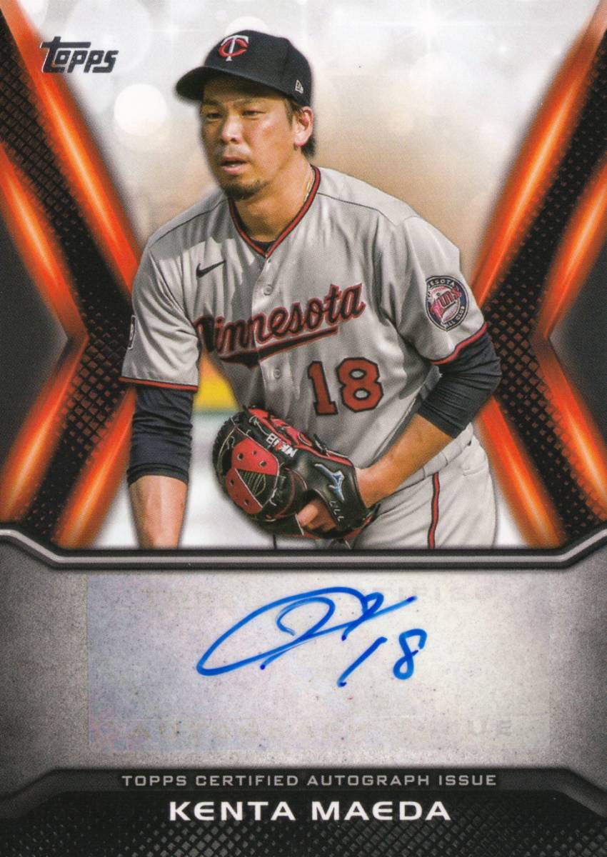 前田健太】直筆サインカード 広島東洋カープ 2022 TOPPS BASEBALL 