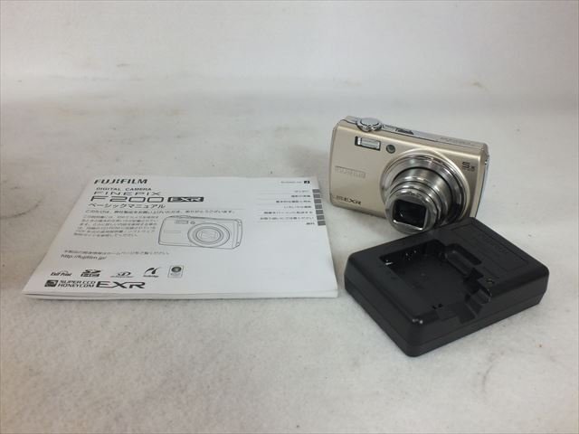 ★ FUJI フジ FINEPIX F200 EXR コンパクトカメラ 取扱説明書有り 中古 現状品 230801Y6294