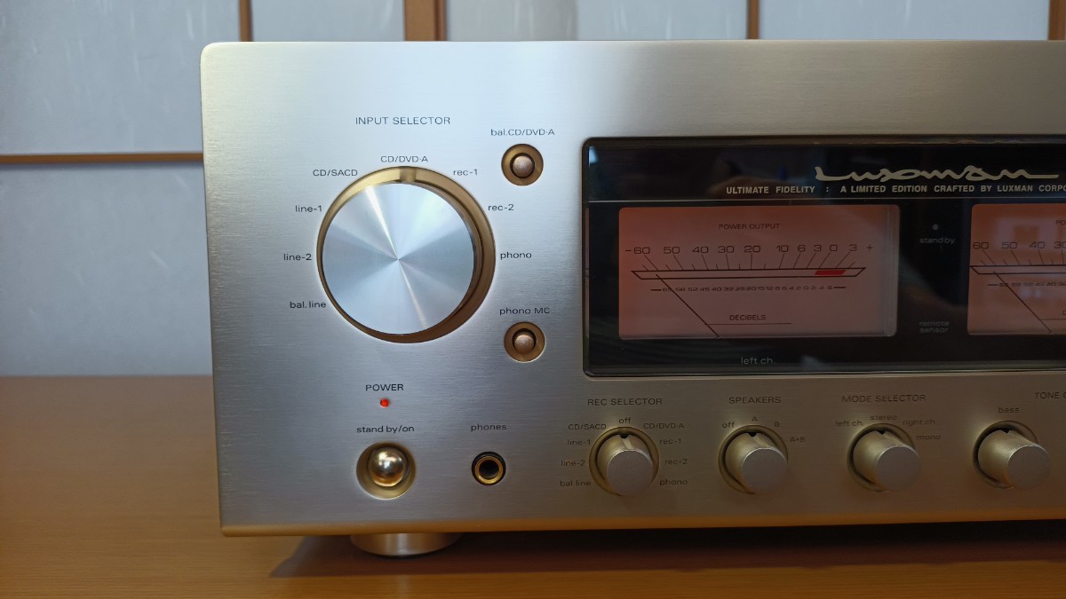 LUXMAN L-507 プリメインアンプ ラックスマン - L-507f｜製品情報 