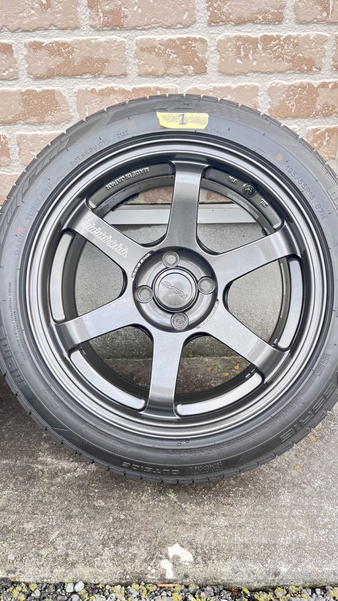レイズTE37SONIC 16-8J+35 FACE−4 ロードスターND RF センター 