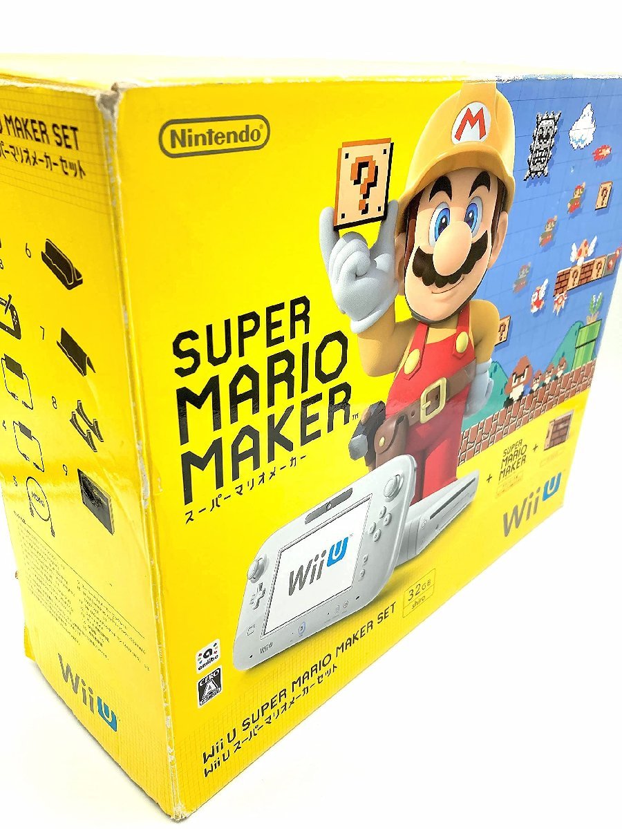 中古 Wii U スーパーマリオメーカー セット U Wii スーパーマリオ