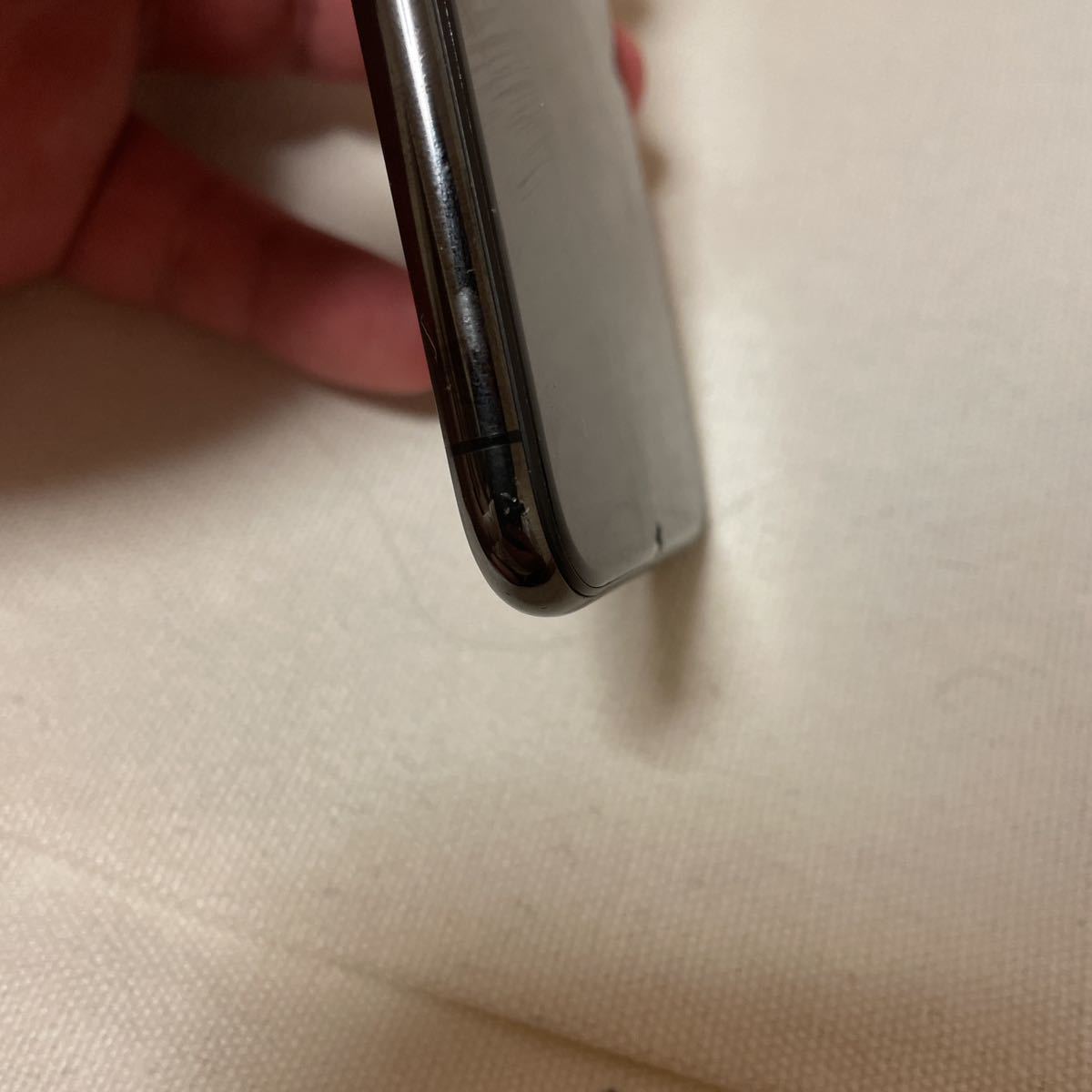 iPhone Xs 64GB スペースグレイ 画面割れ カメラ割れ有] 【公式通販】