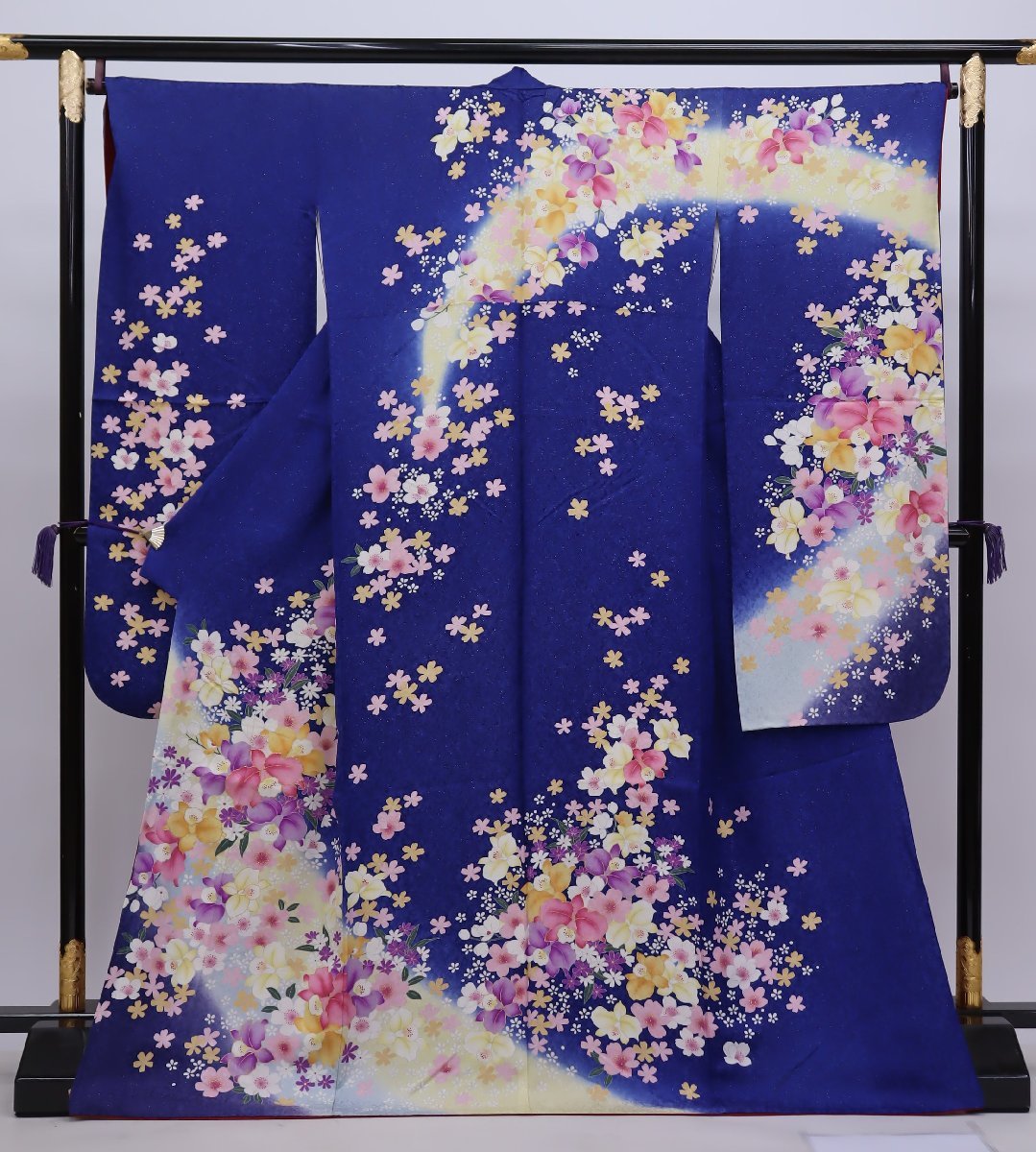 cherry★x6869fc★☆訳アリ 着用可★夏のビッグセール★振袖コレクション♪★振袖 単品★成人式 卒業式 結婚式★前撮り【中古品/正絹