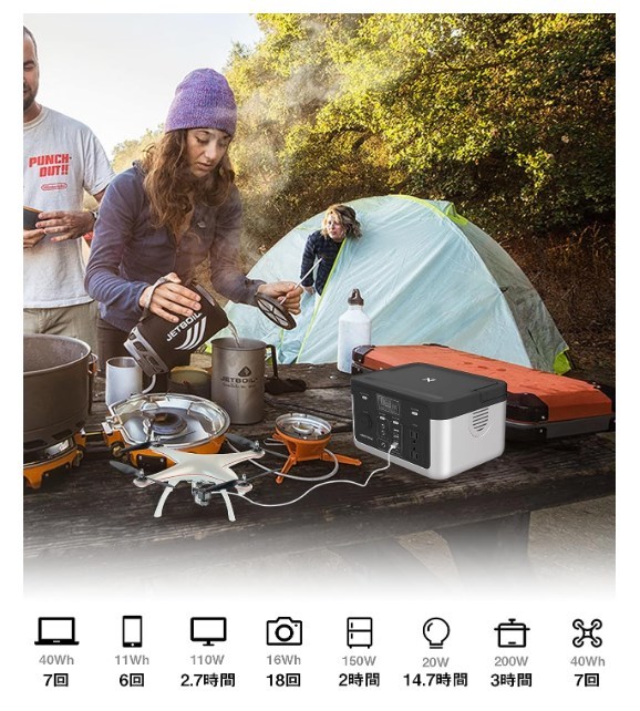 STORMROCK ポータブル電源 294.4Wh 300W リン酸鉄リチウムイオン 重量