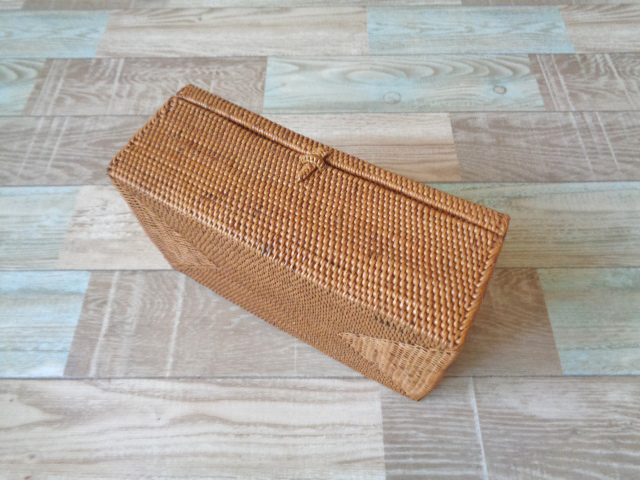 長方形ボックス●フタ付●無地●アタ●バリ島●1311.1●大きめサイズ 長方形ボックス○フタ付○無地○アタ○バリ島○1311.1○大きめ