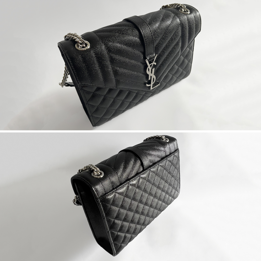極美品 SAINT LAURENT PARIS サンローラン エンヴェロップミディアム 