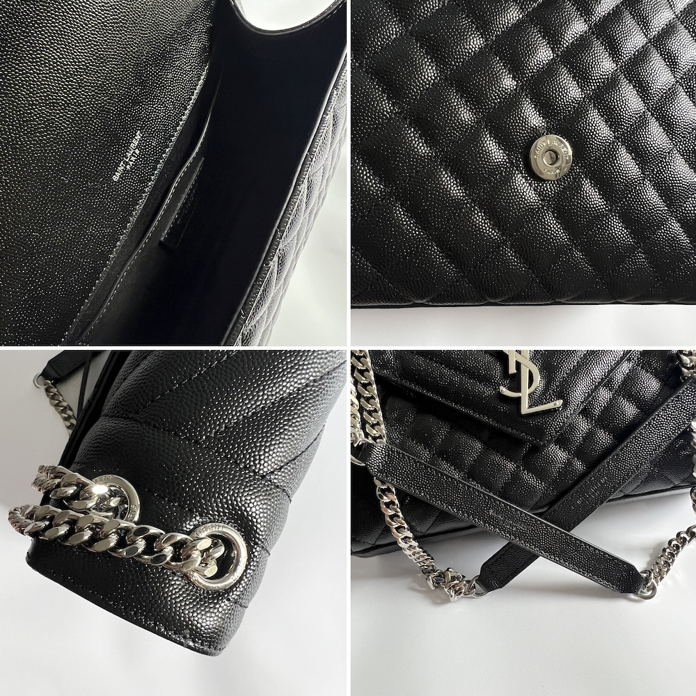 極美品 SAINT LAURENT PARIS サンローラン エンヴェロップミディアム 
