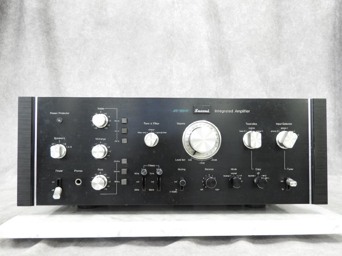 サンスイ SANSUI AU-9900 プリメインアンプ - 山水 Sansui 80+ Watts