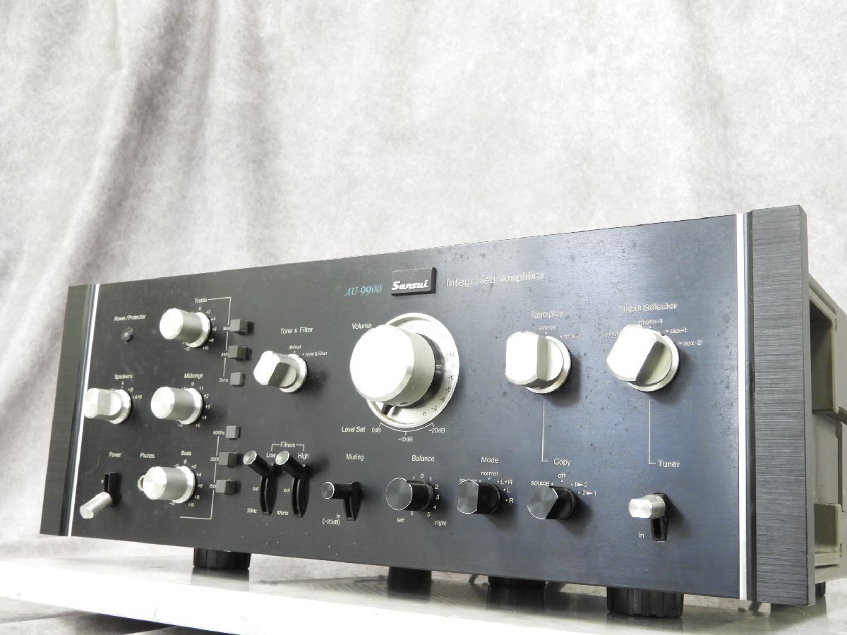 サンスイ SANSUI AU-9900 プリメインアンプ - 山水 Sansui 80+ Watts