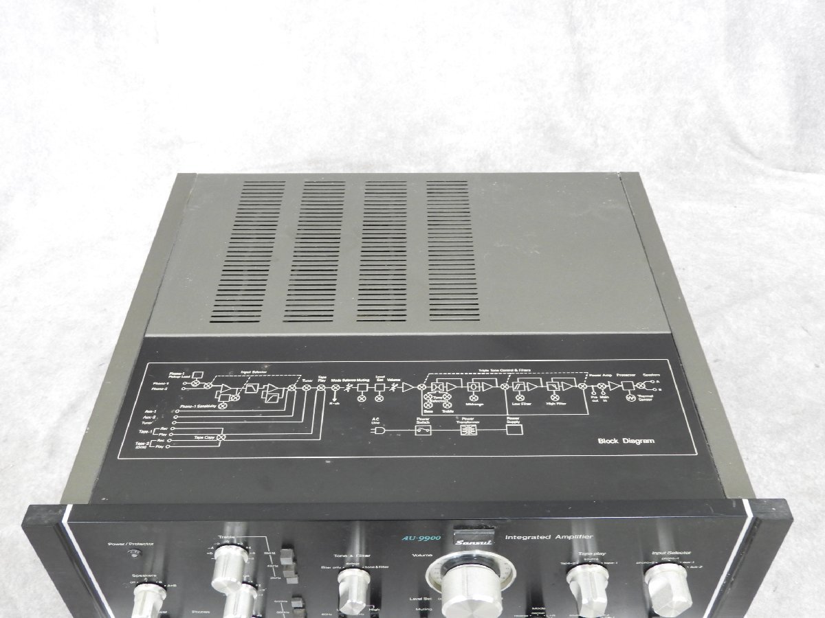 サンスイ SANSUI AU-9900 プリメインアンプ - 山水 Sansui 80+ Watts
