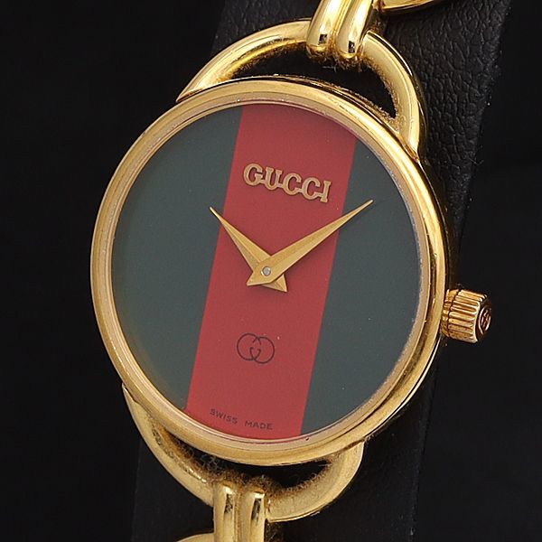 N*読様 腕時計 大量まとめ メンズ レディース ハイブランド GUCCI SE 1円 グッチ 6000L シェリーライン文字盤 ラウンド レディース腕時計
