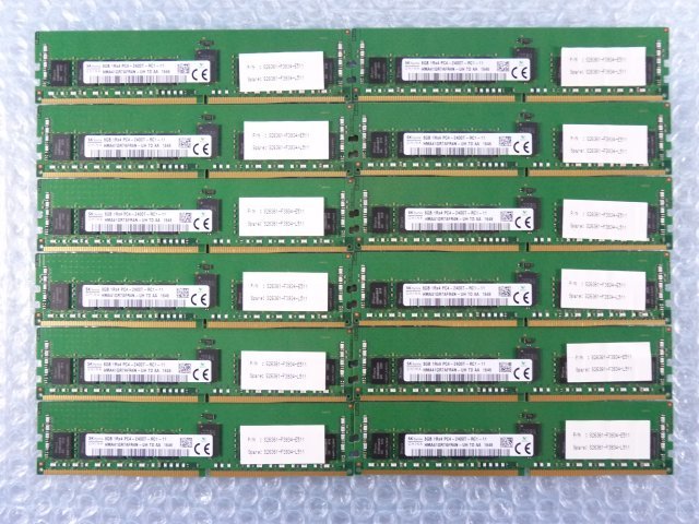 1OQX // 8GB 12枚セット計96GB DDR4 19200 PC4-2400T-RC1 Registered RDIMM HMA41GR7AFR4N-UH S26361-F3934-L511//Fujitsu RX2530 M2/在庫2