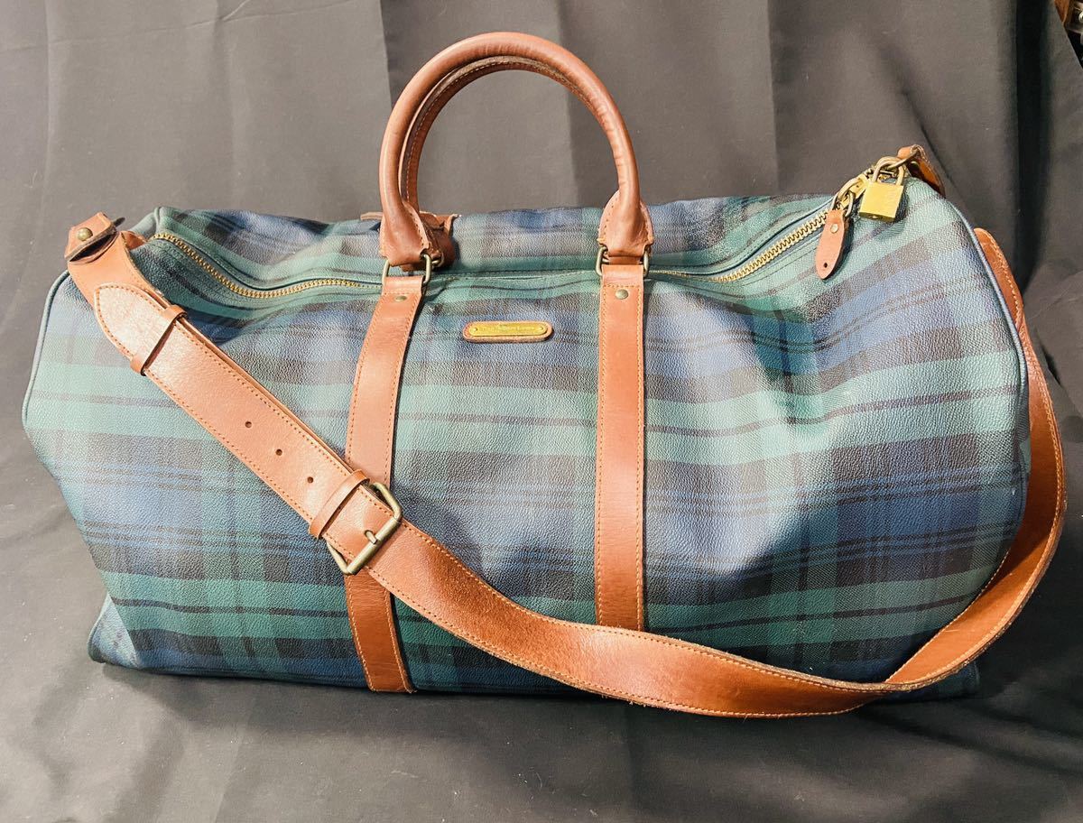 Polo Ralph Lauren ボストンバッグ ダークグリーン ポロラルフローレン