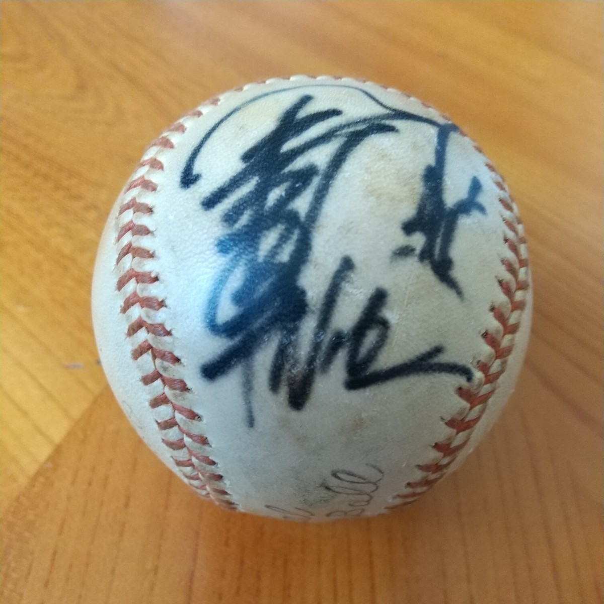 貴重品日米野球 サインボール 岡田彰布阪神タイガース昭和レトロ野球