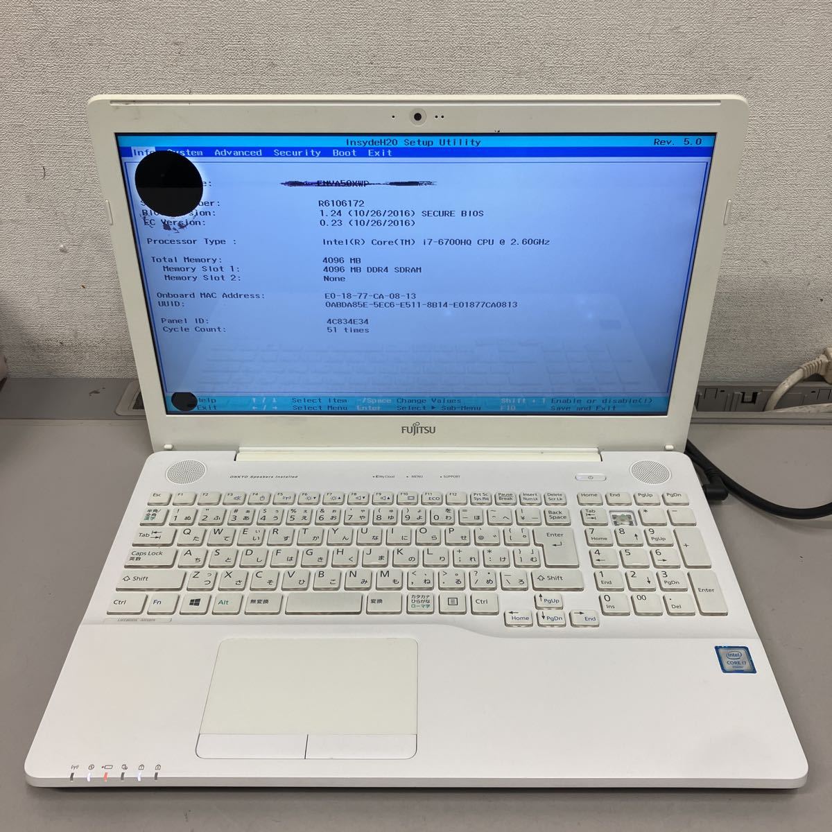 LIFEBOOK 富士通 FMVA50XWP FMV AH50⁄X : 中古パソコン Windows10 AH50