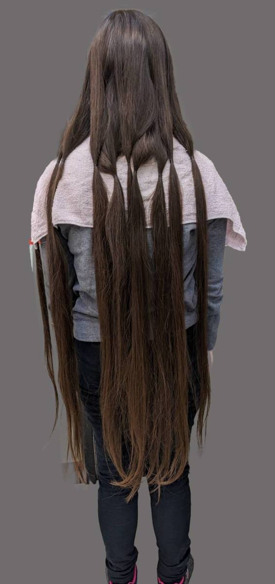 髪の毛○髪束○約144g○約75cm(ヘアエクステンション)｜売買された