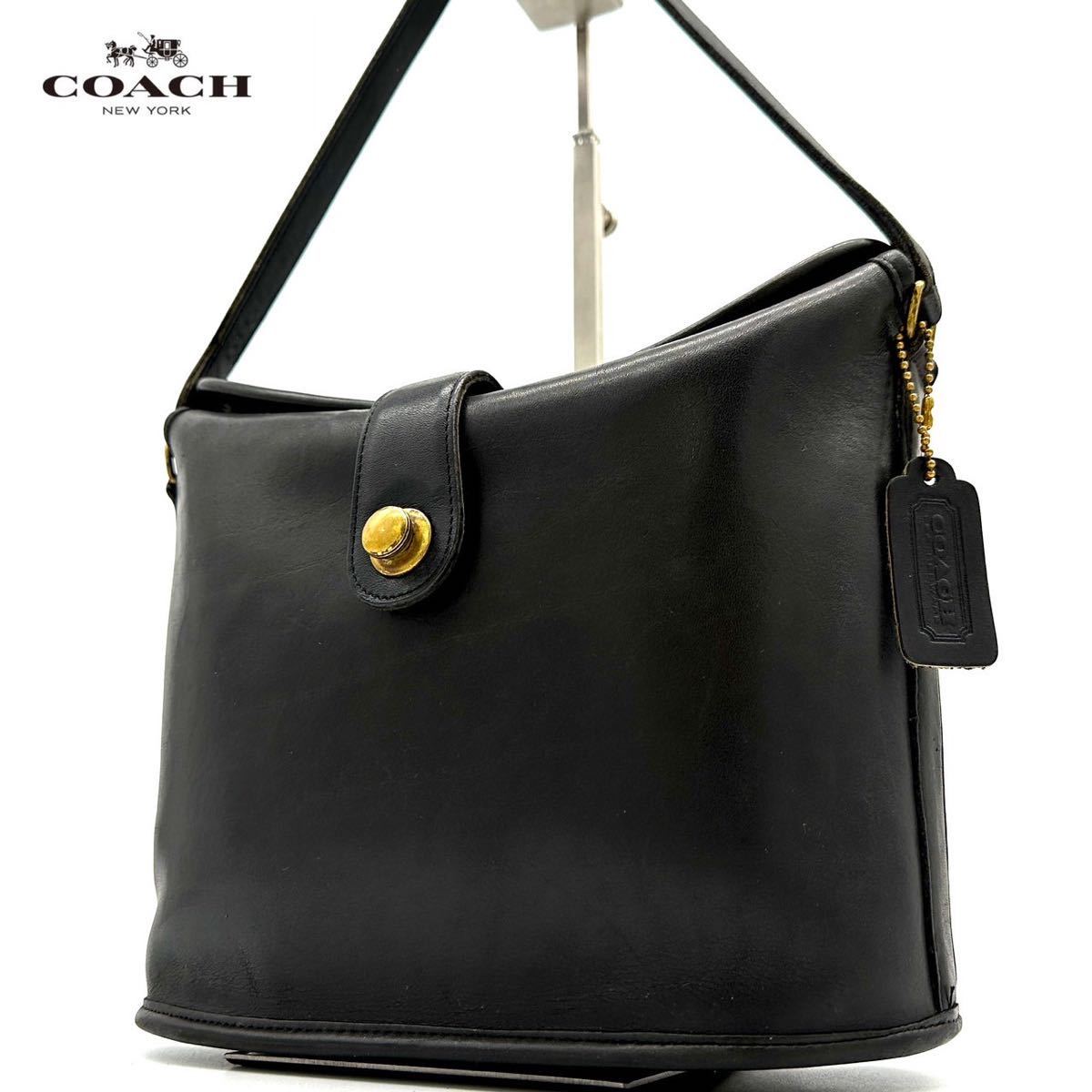 美品 COACH オールドコーチ ショルダーバッグ バナキュラ ドイツホック