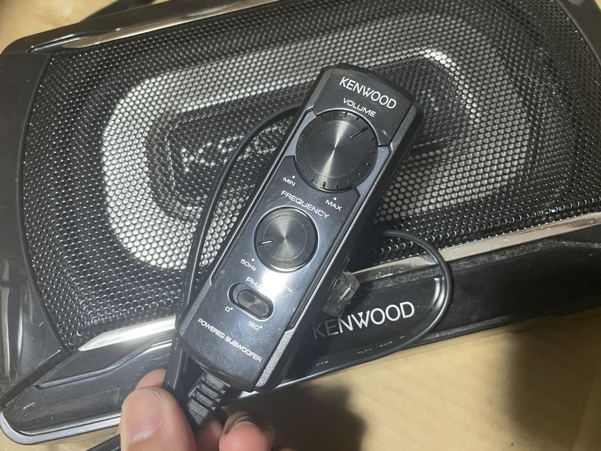 KENWOOD KSC-SW11 サブウーハー サブウーファー ケンウッド 動作確認 
