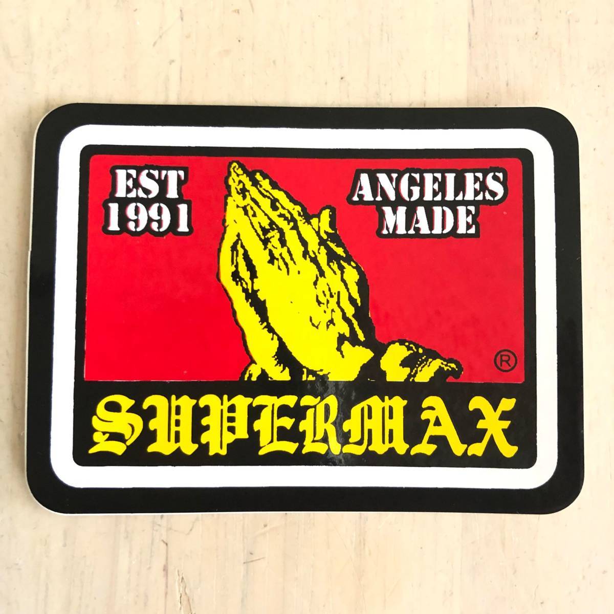 ◎ステッカー付!SUPERMAX HARDWARE L スーパーマックス OGTシャツ 