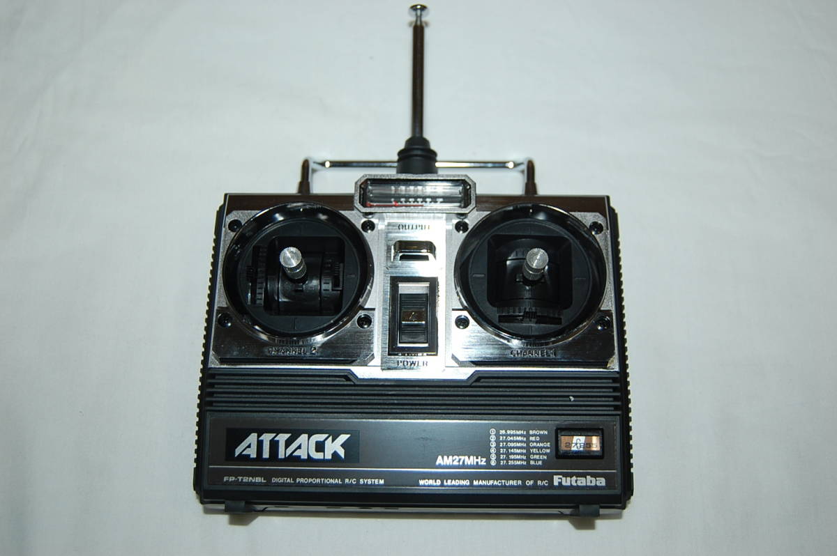 Futaba フタバ○NEW ATTACK FP-2NBL○レトロ RC ラジコン用 プロポセット
