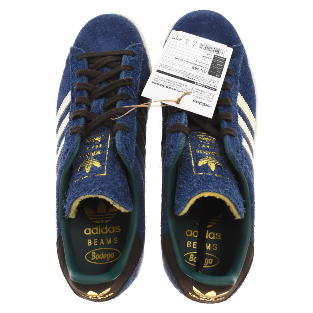 adidas アディダスBODEGABEAMS CAMPUS ID2368 NAVYボデガ×ビームス 