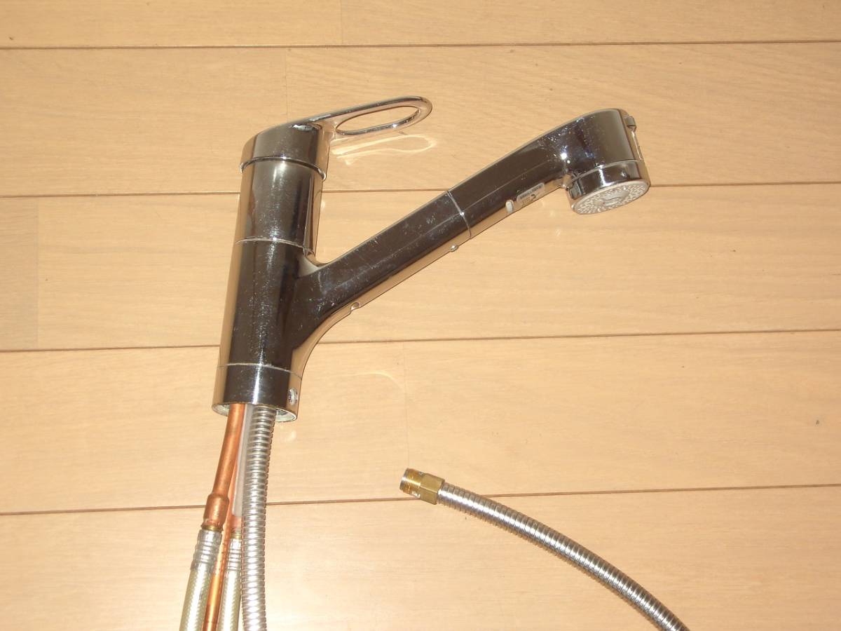 TOTO TKGG32EB キッチン混合水栓 シャワー シングルレバー 取付部品 