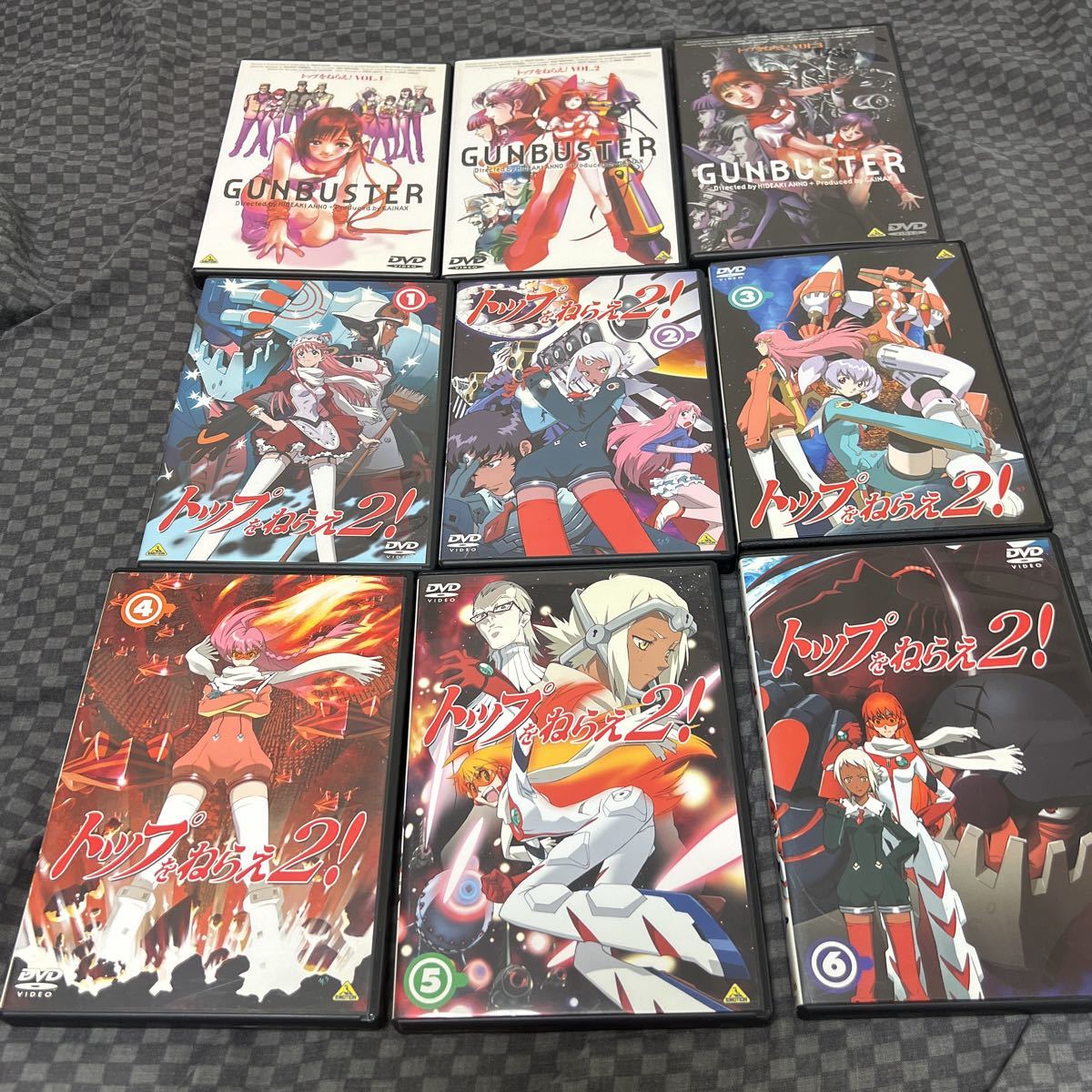 美品　トップをねらえ　トップをねらえ2 　全巻セット　dvd