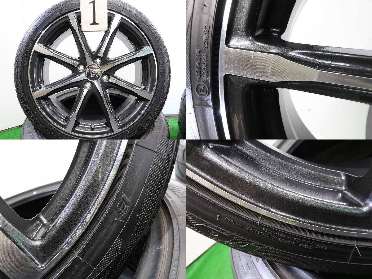 4本 無限 MUGEN MD8 17インチ 7J +55 4H PCD 100 ラジアル TOYO ナノ 
