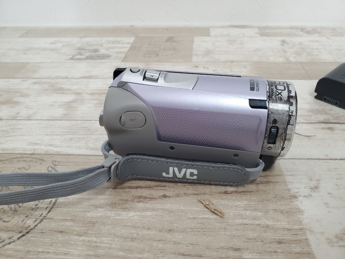 JVC Victor Everio GZ-E345-V バイオレット ビデオカメラ