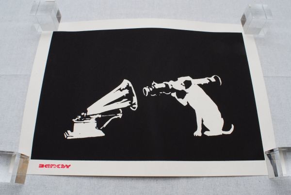 希少 WCP Banksy バンクシー HMV リプロダクション シルクスクリーン