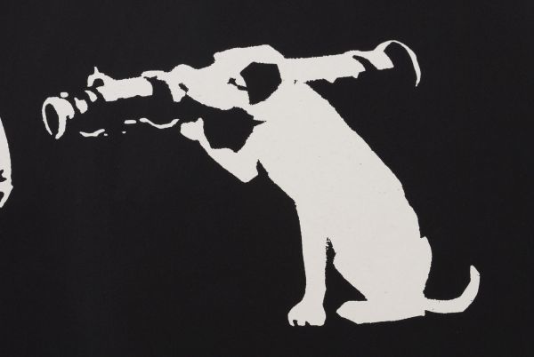 希少 WCP Banksy バンクシー HMV リプロダクション シルクスクリーン