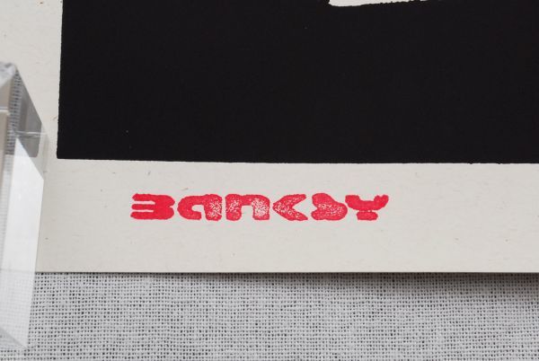 希少 WCP Banksy バンクシー HMV リプロダクション シルクスクリーン