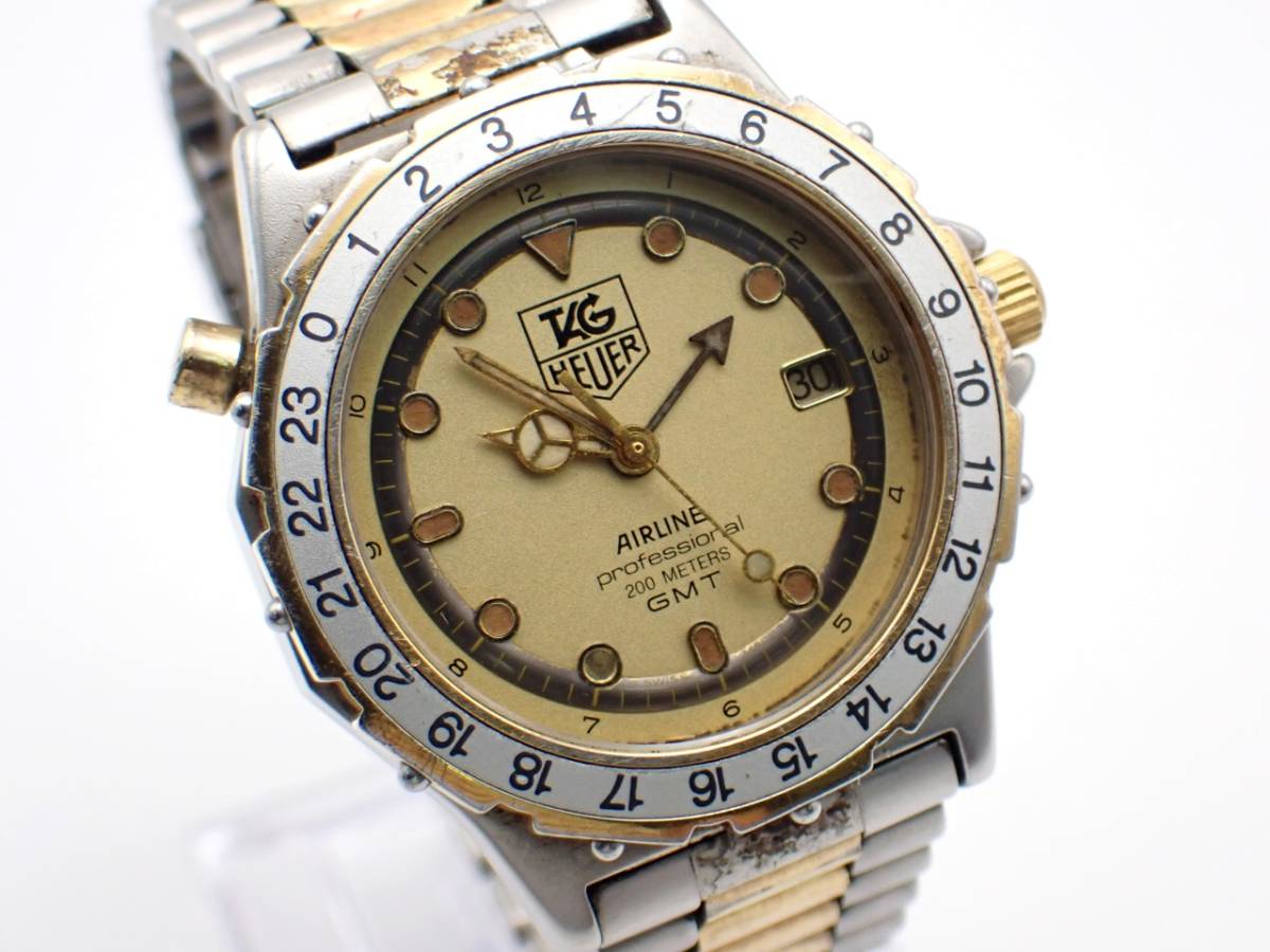 Yahoo!オークション - 1円～ 稼働 美品 TAG HEUER タグホイヤー プロ
