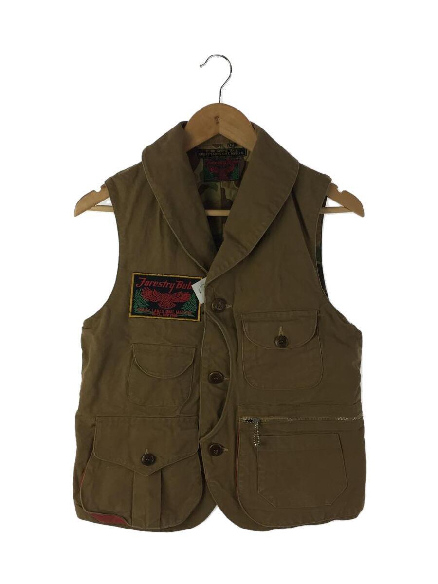 FREEWHEELERS◇ベスト/34/コットン/BRW フリーホイーラーズ