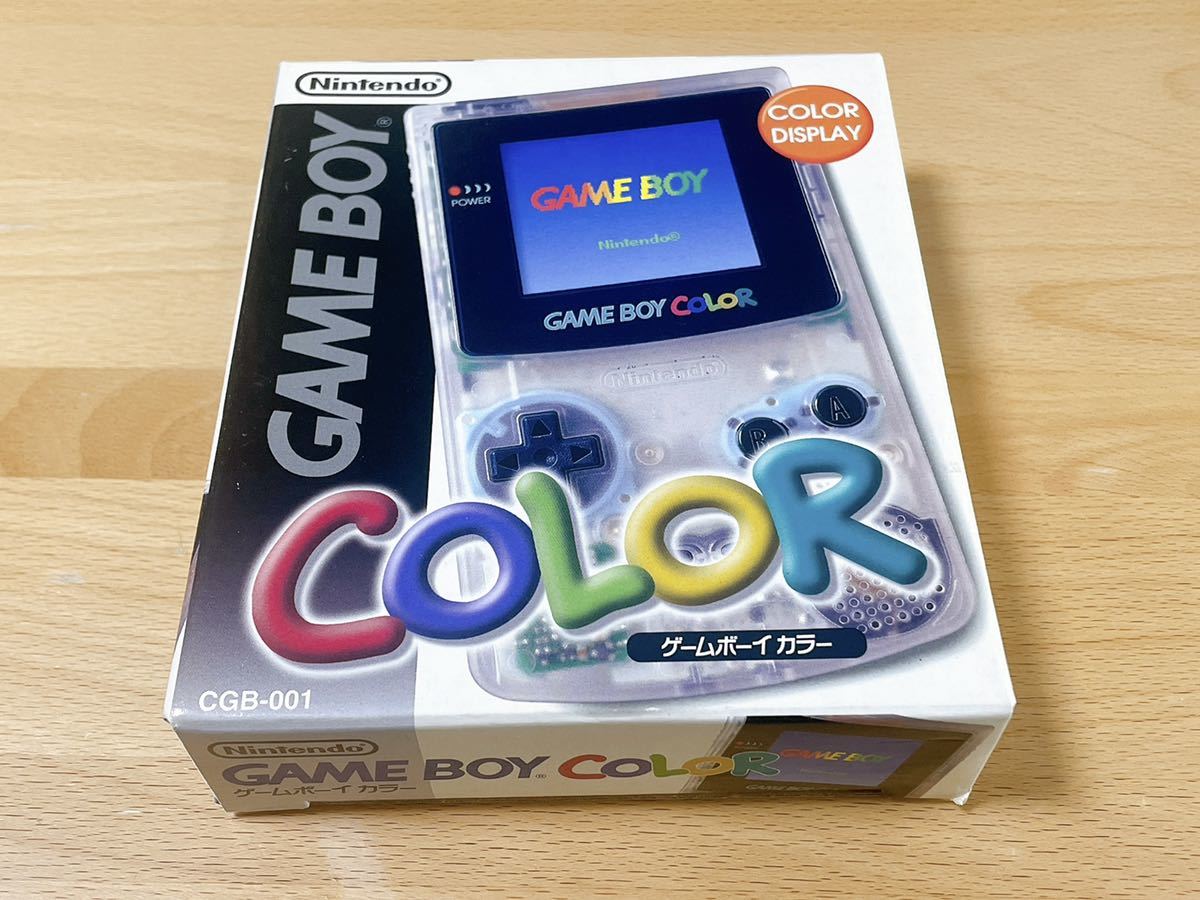 【大得価，新作】 GBC 本体 クリア み ゲームボーイカラー 外箱 説明書 GAMEBOY COLOR Nintendo ゲームボーイ カラー B(本体)｜売買されたオークション情報、yahooの商品情報をアーカイブ公開 - オークファン 本体、アクセサリー