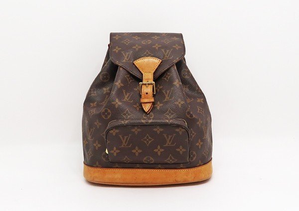 VUITTON LOUIS モンスリ ○ルイヴィトン ヌメ革 ルイ・ヴィトンの