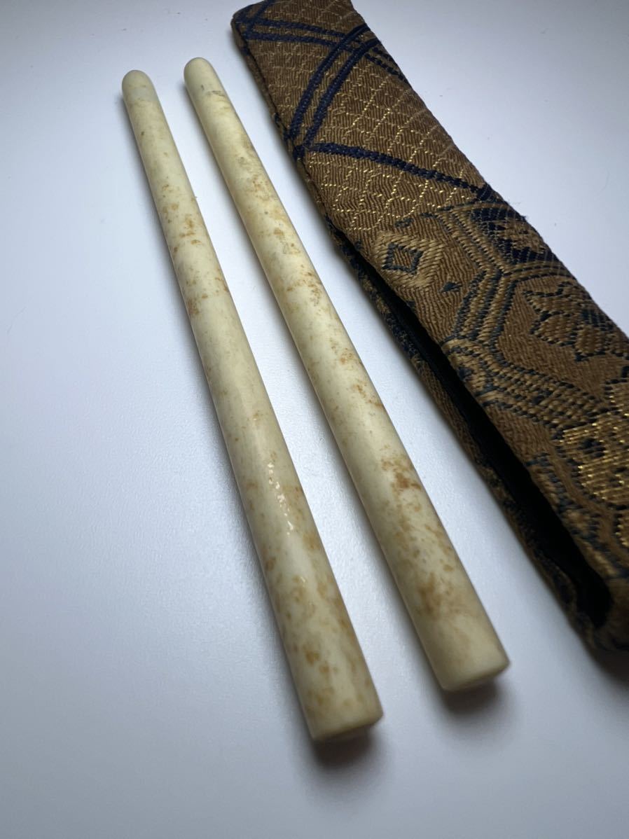 高級 火道具/香道具 香箸 香はし 伸縮式 香札 雪月花香札 # 香木＊沈香