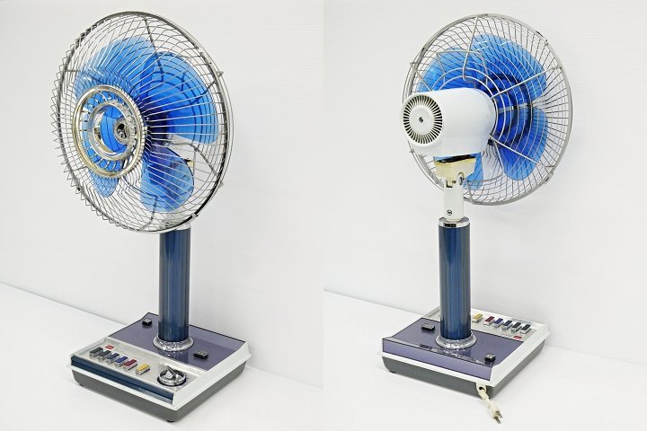 ○ 昭和レトロ!! TOSHIBA 東芝 扇風機 Suiren H-30EA 4枚 羽根 首振り