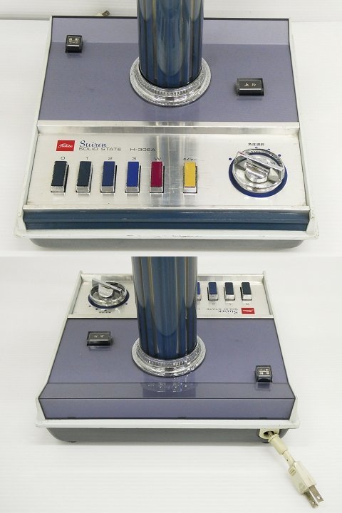 ○ 昭和レトロ!! TOSHIBA 東芝 扇風機 Suiren H-30EA 4枚 羽根 首振り