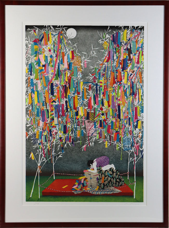 ●大坂秩加●まっすぐな願いごとをしたい●代表作●リトグラフ●手に入れたい作品●