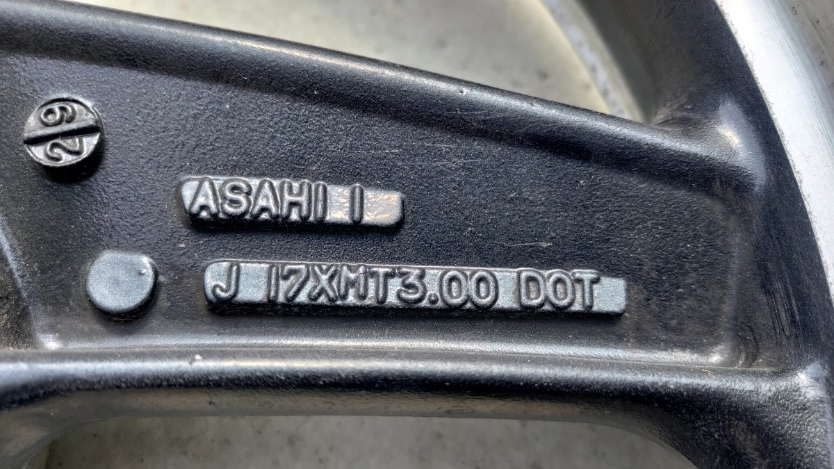 ZRX400 純正ホイール 前後セット アルミホイール 17インチ 3j 18インチ 