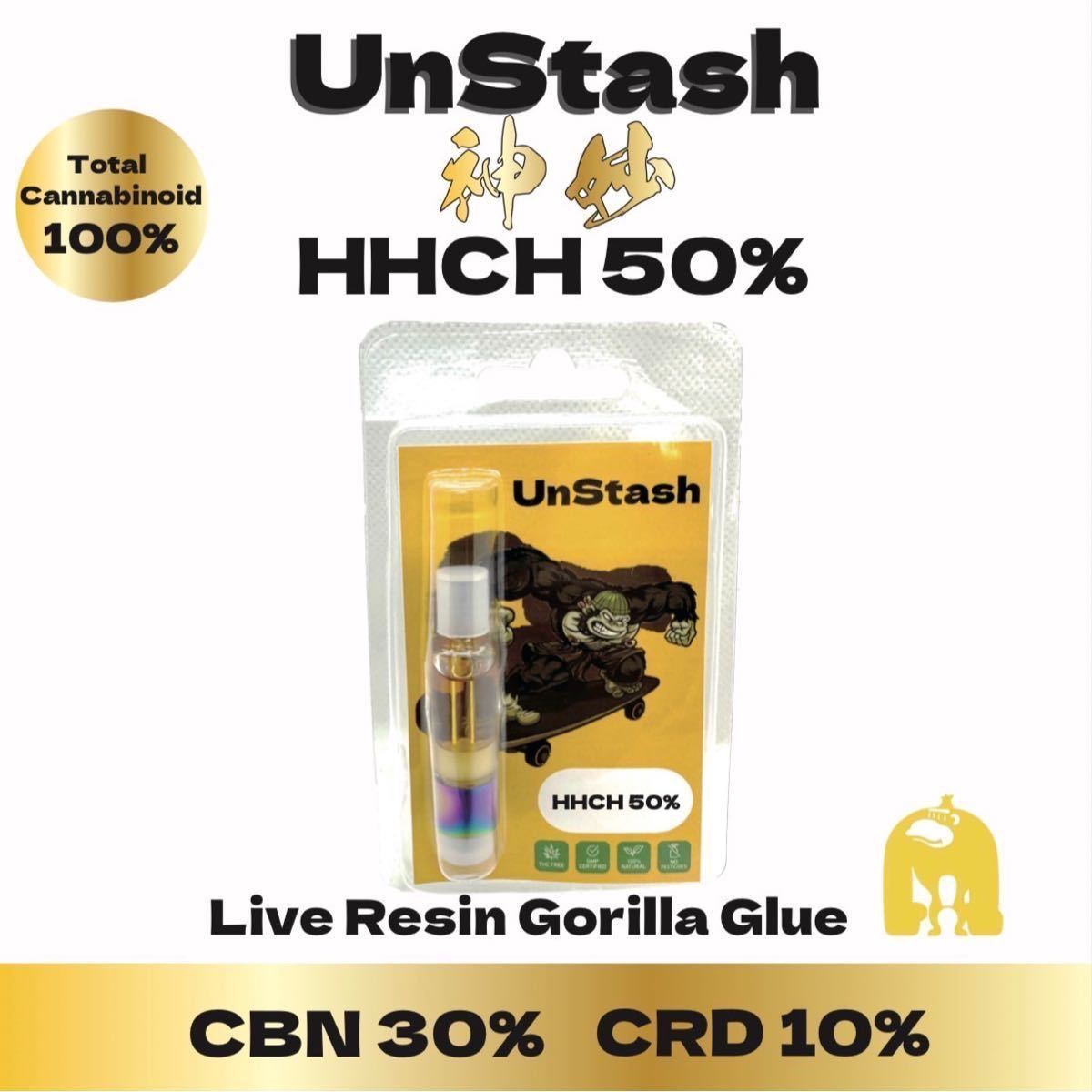 神妙】HHCH 50% Live Resin ALIEN OG - 50mg D8 + Live Resin Gummies