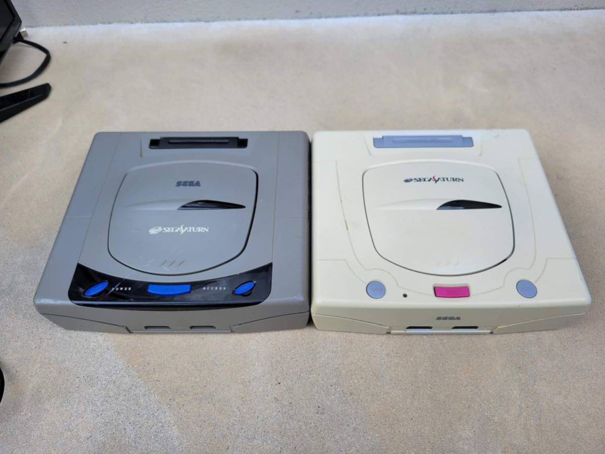 ジャンク 通電確認 SEGA セガサターン HST-3220/HST-3210 5点セット
